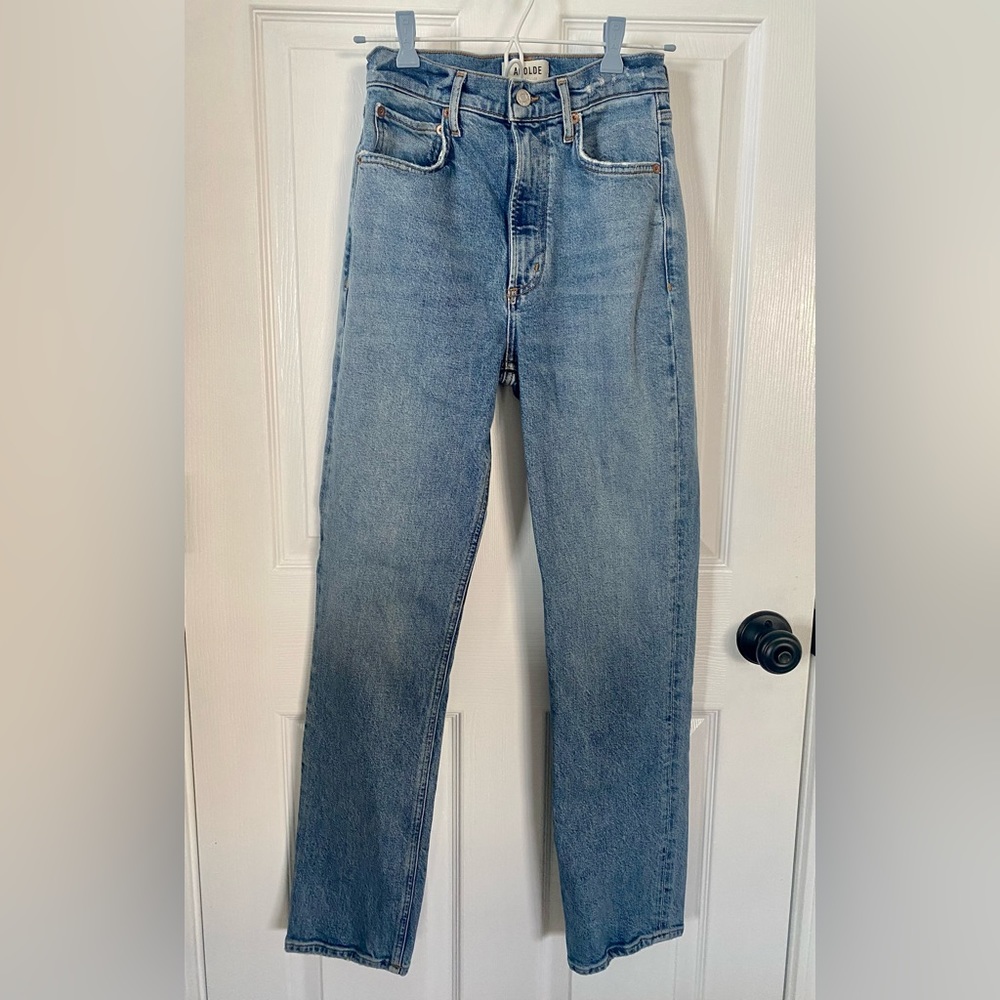 Agolde Los Angeles size 24 High Rise Stovepipe jeans in EUC